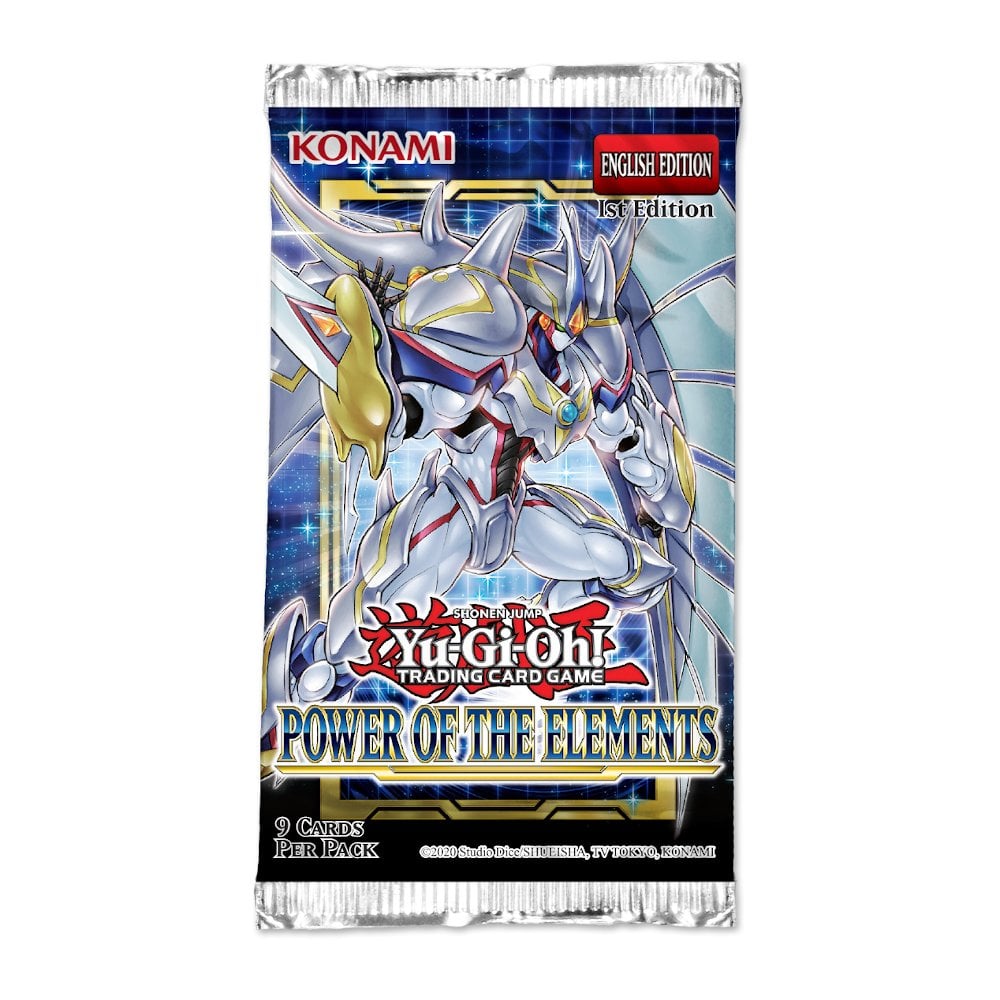 Yu - Gi - Oh - Power of The Elements Booster Pack - Beanie Games